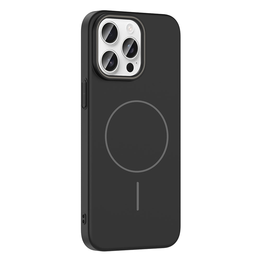 iPhone 14 Pro Max Kılıf M-safe Şarj Özellikli Zore Ruby Sert Kılıf