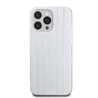 iPhone 14 Pro Max Kılıf Mercedes Benz Orijinal Lisanslı New Urban 3 Sert PC Paralel Çizgi Desenli Kılıf