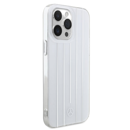 iPhone 14 Pro Max Kılıf Mercedes Benz Orijinal Lisanslı New Urban 3 Sert PC Paralel Çizgi Desenli Kılıf