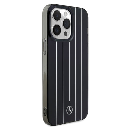 iPhone 14 Pro Max Kılıf Mercedes Benz Orijinal Lisanslı New Urban 3 Sert PC Paralel Çizgi Desenli Kılıf