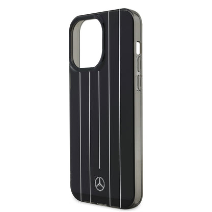 iPhone 14 Pro Max Kılıf Mercedes Benz Orijinal Lisanslı New Urban 3 Sert PC Paralel Çizgi Desenli Kılıf