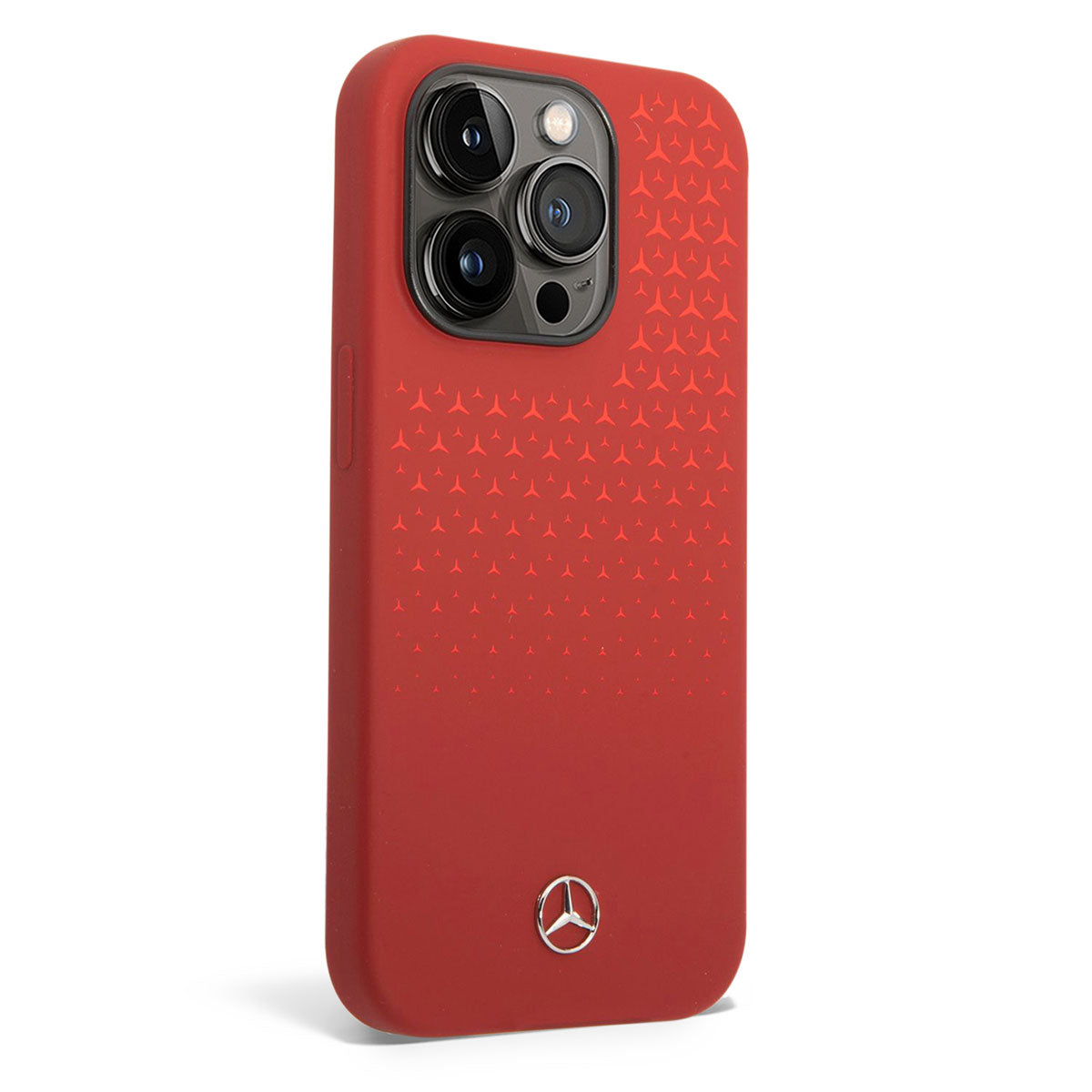 iPhone 14 Pro Max Kılıf Mercedes Benz Dikey Gradient Yıldızlı Silikon Kılıf