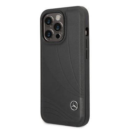 iPhone 14 Pro Max Kılıf Mercedes Benz Hakiki Deri Yeni Dalga III Dizayn Kılıf