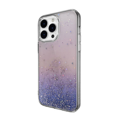 iPhone 14 Pro Max Kılıf Parlayan Simli Şeffaf Lisanslı Switcheasy Starfield Kılıf