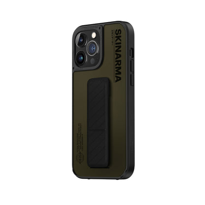 iPhone 14 Pro Max Kılıf SkinArma Standlı Deri Görünümlü Gyo Kılıf