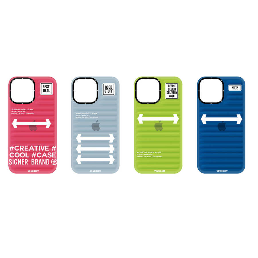 iPhone 14 Pro Max Kılıf YoungKit Luggage FireFly Serisi Kılıf