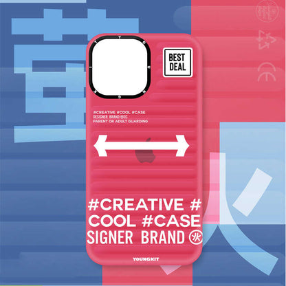 iPhone 14 Pro Max Kılıf YoungKit Luggage FireFly Serisi Kılıf