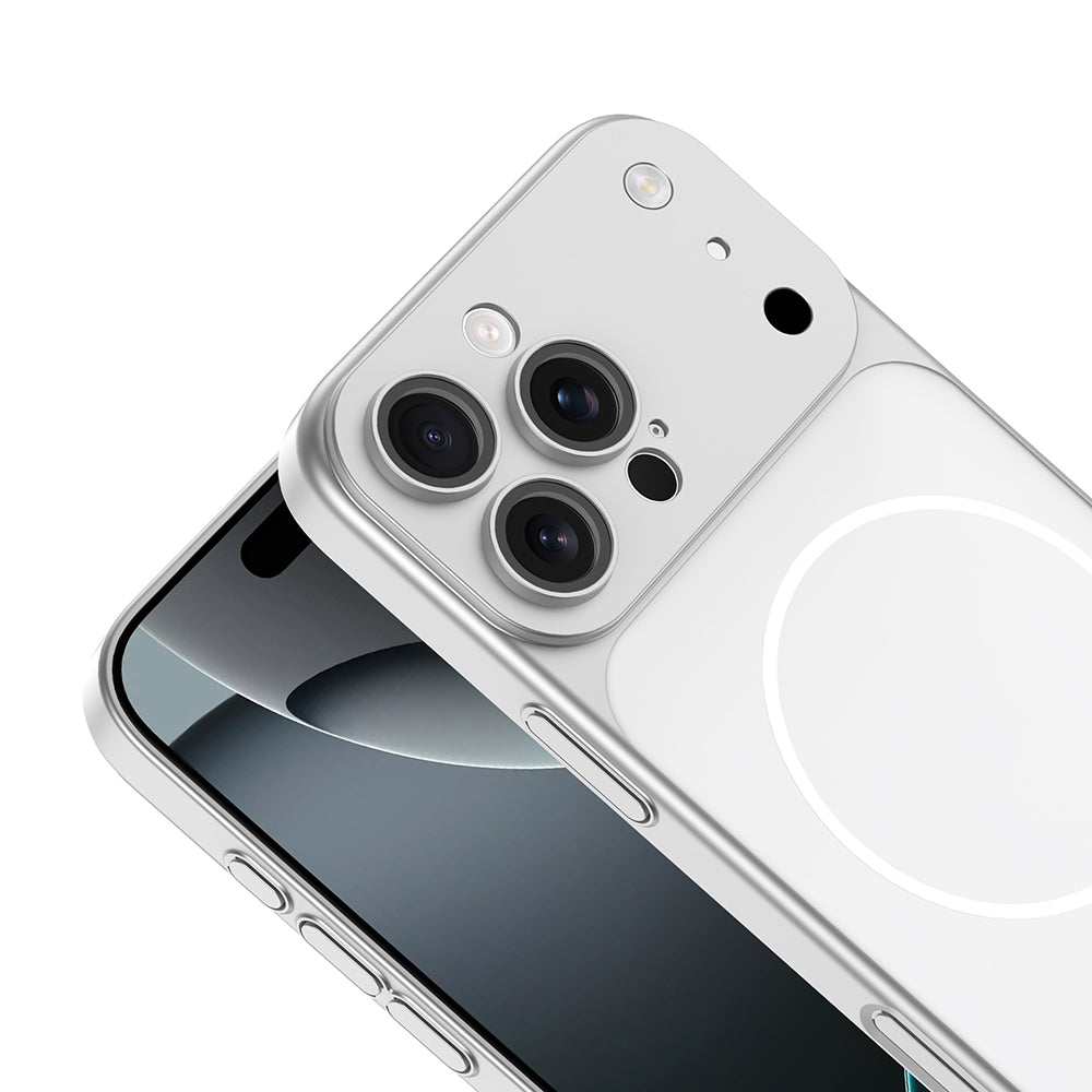 iPhone 14 Pro Max Kılıf Zore M-Safe Şarj Özellikli Kamera Korumalı Spark Kılıf