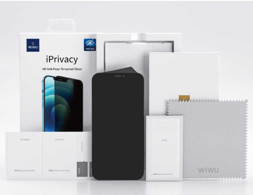 iPhone 14 Pro Wiwu iPrivacy HD Anti-Peep Ekran Koruyucu