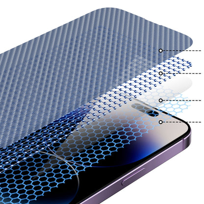 iPhone 14 Pro Youngkit Antistatik Ve Antidust Kolay Uygulama Aparatlı Cam Ekran Koruyucu