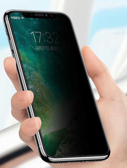 iPhone 14 Pro Zore Anti-Dust Privacy Temperli Ekran Koruyucu