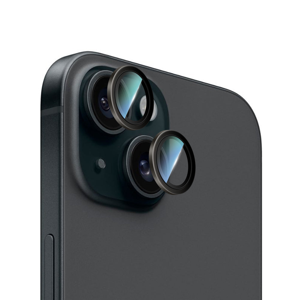 iPhone 15 CaseWorld Alloy Serisi Oleofobik Anti Reflective Kamera Lens Koruyucu