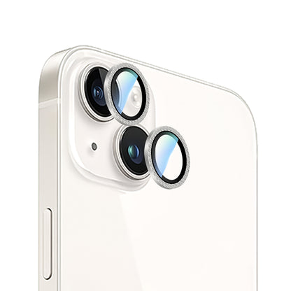 iPhone 15 CaseWorld Alloy Sparkling Diamond Serisi Taşlı Lens Koruyucu