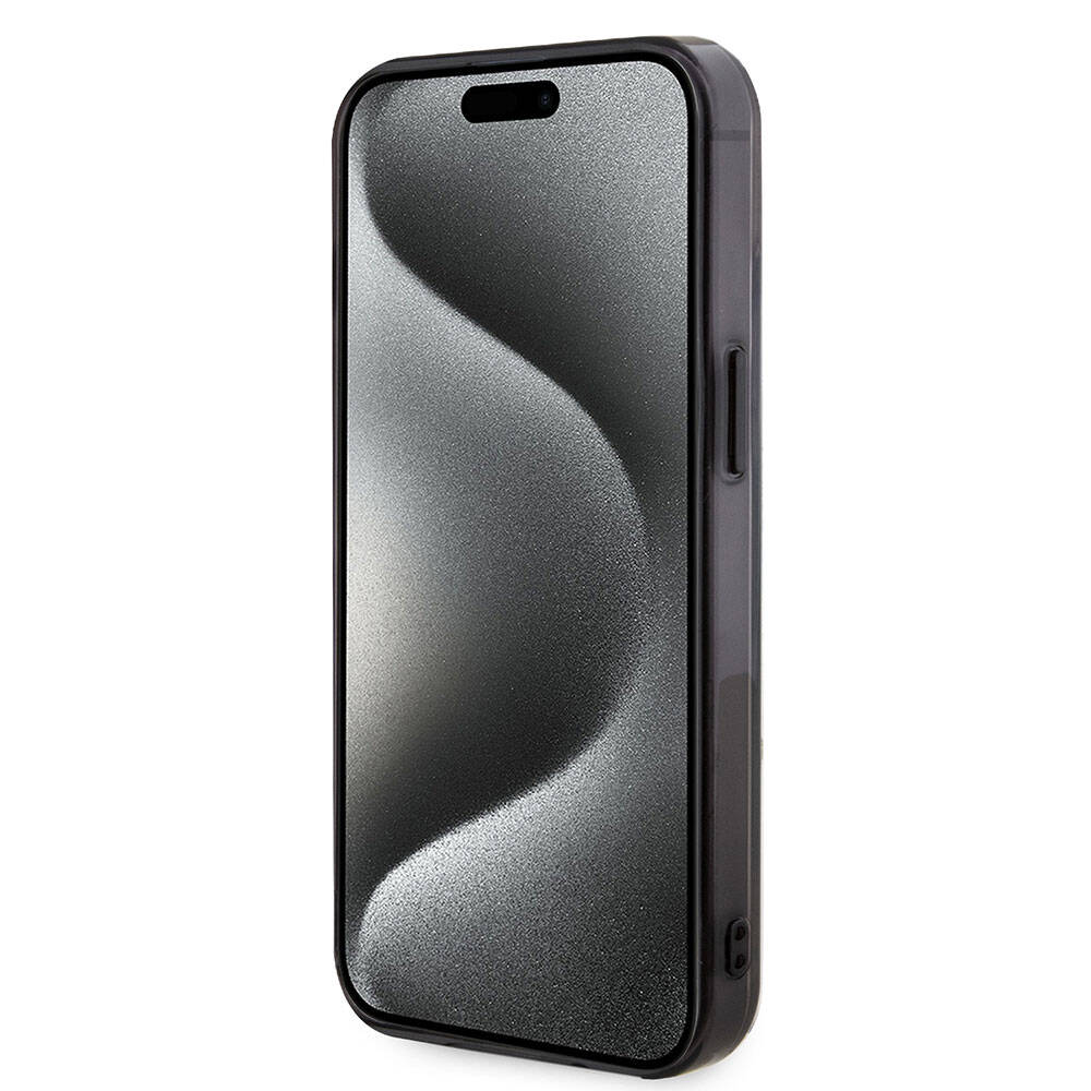 iPhone 15 Kılıf BMW M-safe Şarj Özellikli Transparan Renk Geçişli Iridescent Orijinal Lisanslı Kılıf