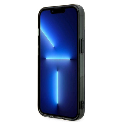 iPhone 15 Kılıf BMW M-safe Şarj Özellikli Transparan Silver Ring Orijinal Lisanslı Kılıf