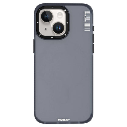 iPhone 15 Kılıf Buzlu Mat Tasarım Youngkit Colored Sand Serisi Kılıf