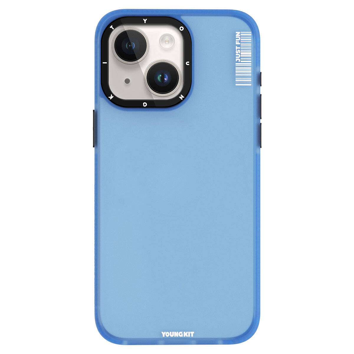 iPhone 15 Kılıf Buzlu Mat Tasarım Youngkit Colored Sand Serisi Kılıf