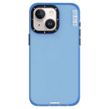 iPhone 15 Kılıf Buzlu Mat Tasarım Youngkit Colored Sand Serisi Kılıf