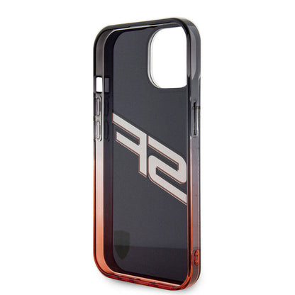 iPhone 15 Kılıf Ferrari Orijinal Lisanslı Transparan SF Yazılı Kenarları Renk Geçişli Kılıf