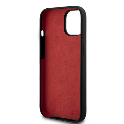 iPhone 15 Kılıf Ferrari orijinal Lisanslı Metal Logolu SF Yazılı Kılıf