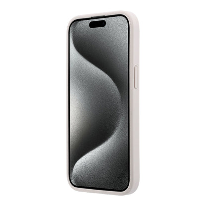 iPhone 15 Kılıf Guess Orijinal Lisanslı M-safe Kabartmalı 4G Desenli Yazı Logolu Kılıf