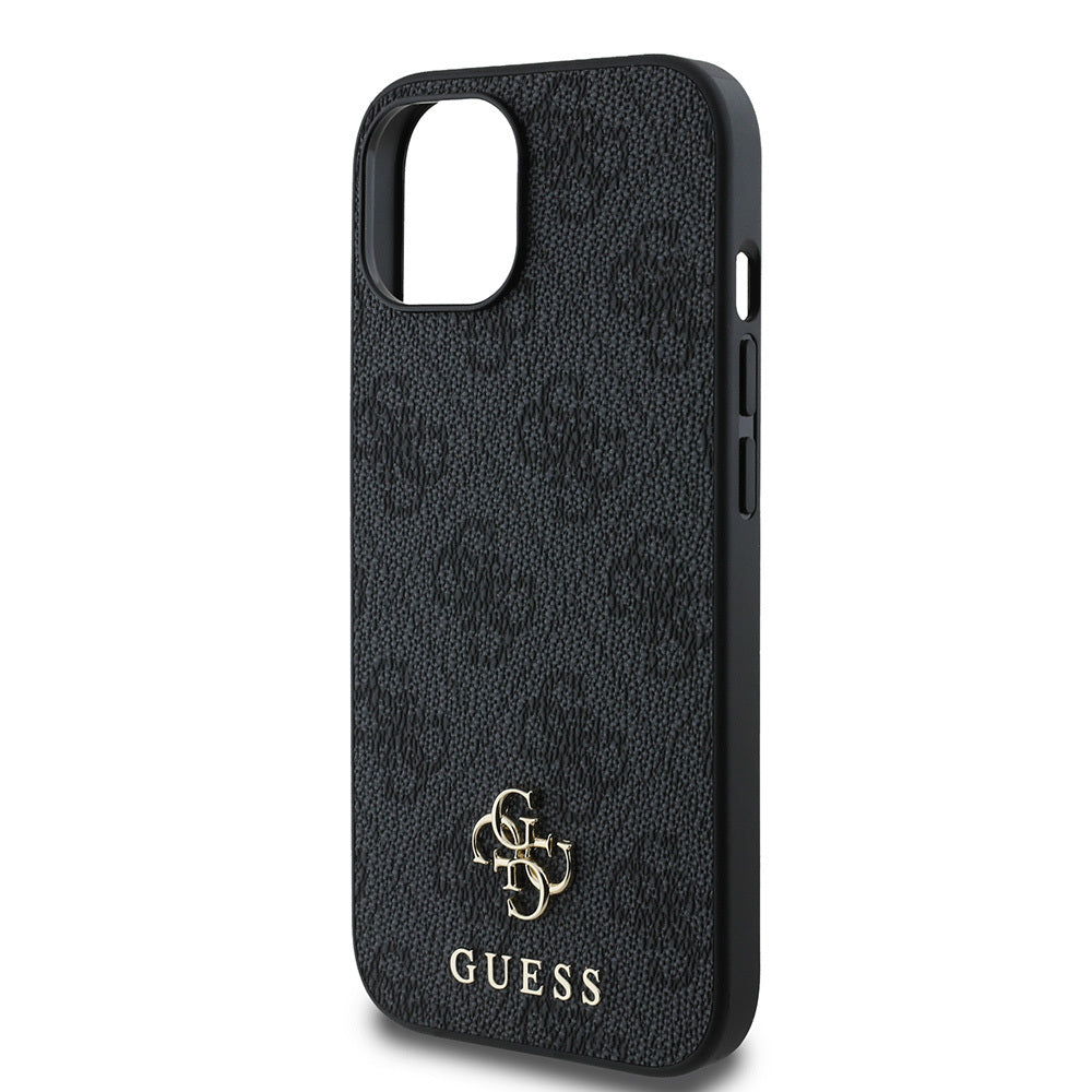 iPhone 15 Kılıf Guess Orijinal Lisanslı M-safe Şarj Özellikli Small 4G Classic Kılıf