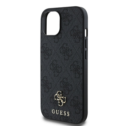 iPhone 15 Kılıf Guess Orijinal Lisanslı M-safe Şarj Özellikli Small 4G Classic Kılıf