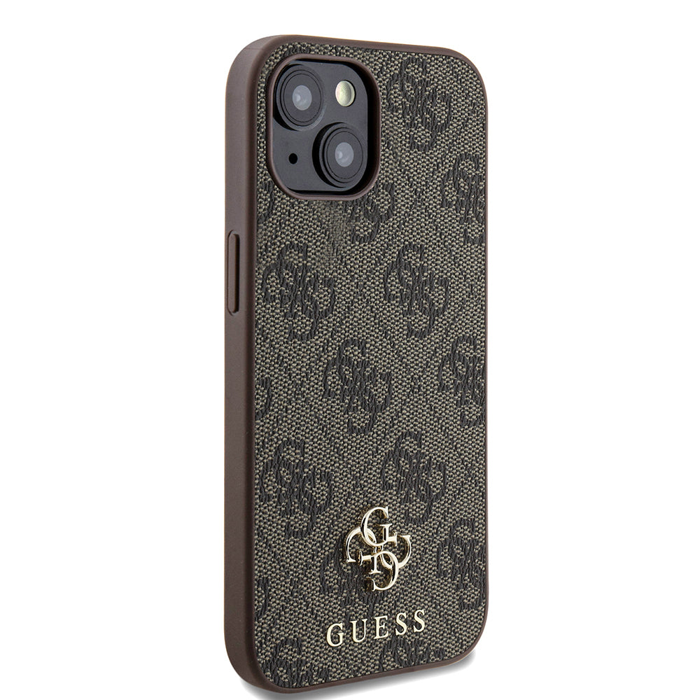 iPhone 15 Kılıf Guess Orijinal Lisanslı M-safe Şarj Özellikli Small 4G Classic Kılıf