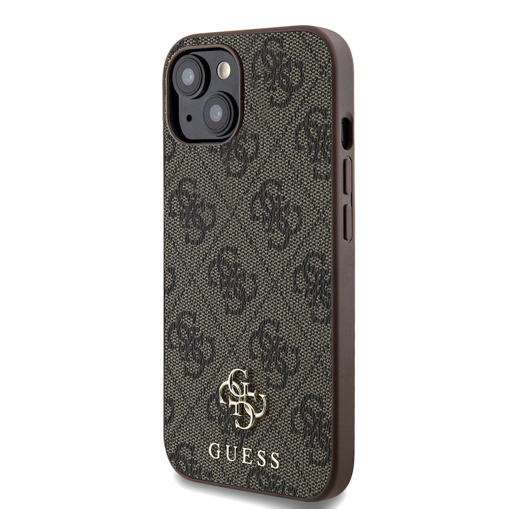 iPhone 15 Kılıf Guess Orijinal Lisanslı M-safe Şarj Özellikli Small 4G Classic Kılıf