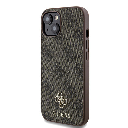 iPhone 15 Kılıf Guess Orijinal Lisanslı M-safe Şarj Özellikli Small 4G Classic Kılıf