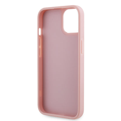 iPhone 15 Kılıf Guess Orijinal Lisanslı Taşlı Arka Yüzey Üçgen Logolu Kılıf