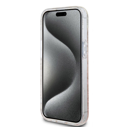 iPhone 15 Kılıf Hello Kitty Orijinal Lisanslı Renk Geçişli Elektroplating Kaplama Kitty Head Desenli Kılıf