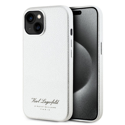 iPhone 15 Kılıf Karl Lagerfeld orijinal Lisanslı KL Yazılı Hotel Kılıf