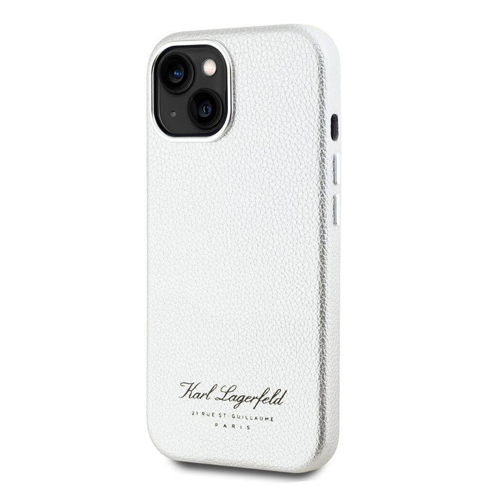 iPhone 15 Kılıf Karl Lagerfeld orijinal Lisanslı KL Yazılı Hotel Kılıf