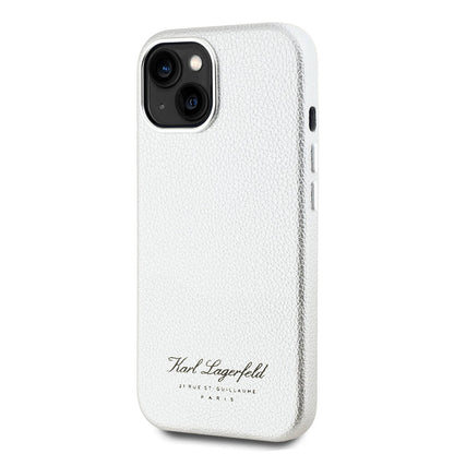 iPhone 15 Kılıf Karl Lagerfeld orijinal Lisanslı KL Yazılı Hotel Kılıf