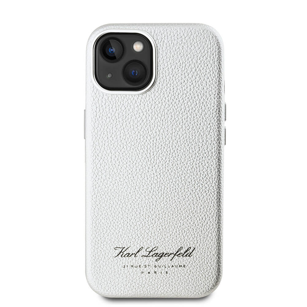 iPhone 15 Kılıf Karl Lagerfeld orijinal Lisanslı KL Yazılı Hotel Kılıf