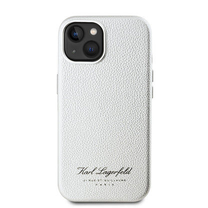 iPhone 15 Kılıf Karl Lagerfeld orijinal Lisanslı KL Yazılı Hotel Kılıf