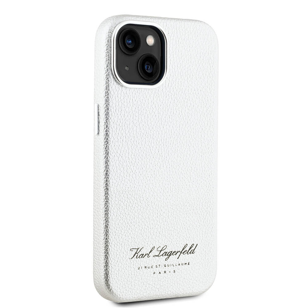 iPhone 15 Kılıf Karl Lagerfeld orijinal Lisanslı KL Yazılı Hotel Kılıf