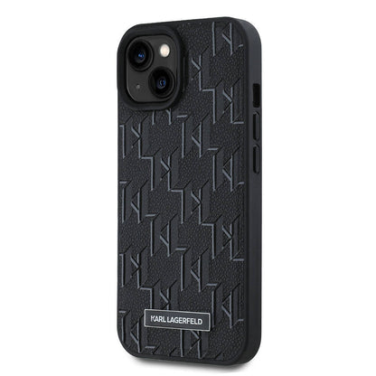 iPhone 15 Kılıf Karl Lagerfeld orijinal Lisanslı M-safe Şarj Özellikli KL Yazılı Hot Stamp Kılıf
