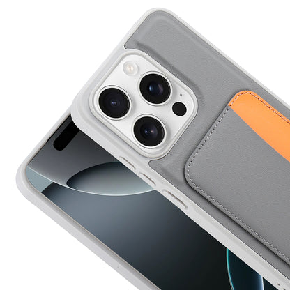 iPhone 15 Kılıf Kartlıklı Zore X-Kart Silikon Kılıf