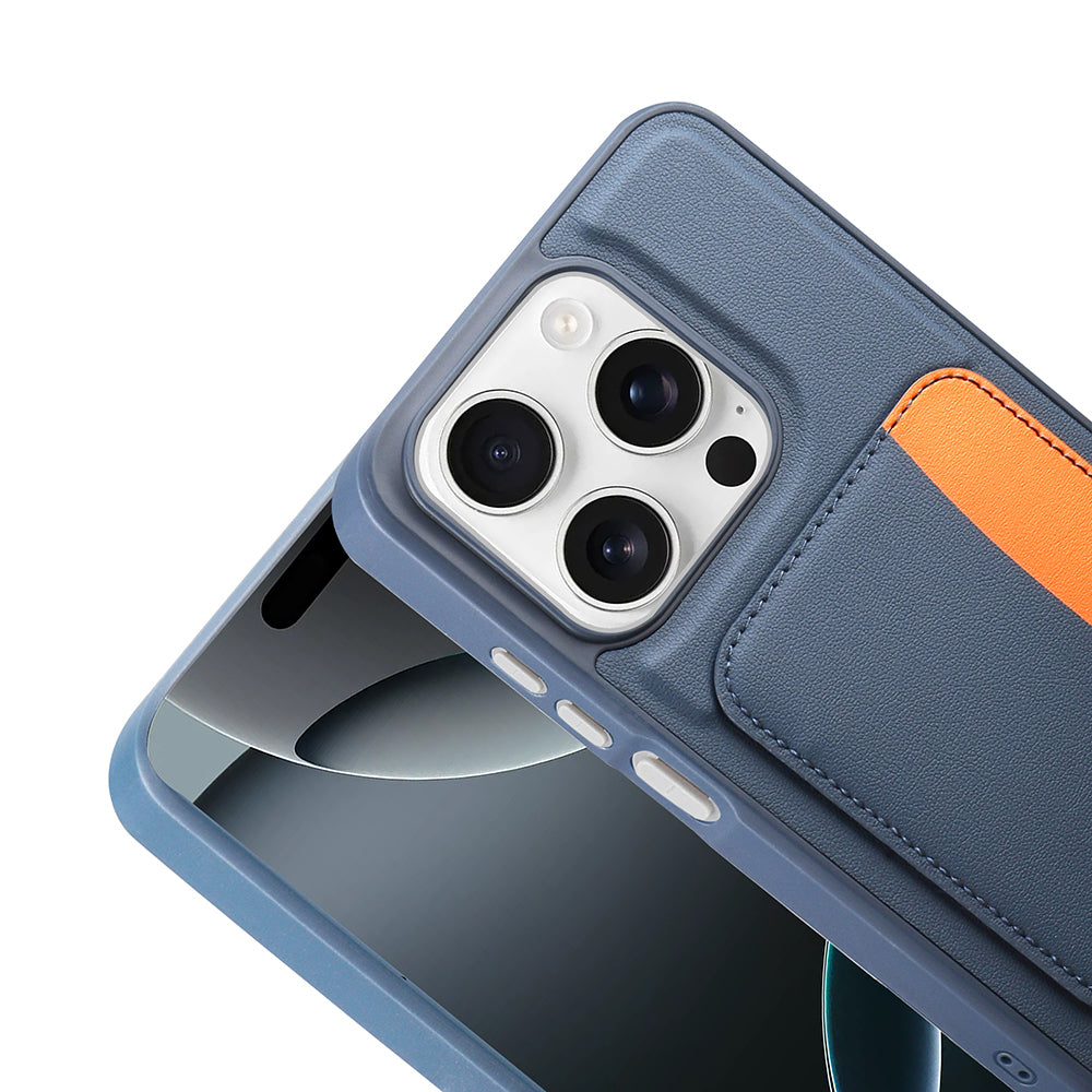 iPhone 15 Kılıf Kartlıklı Zore X-Kart Silikon Kılıf