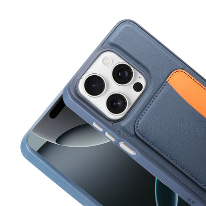 iPhone 15 Kılıf Kartlıklı Zore X-Kart Silikon Kılıf