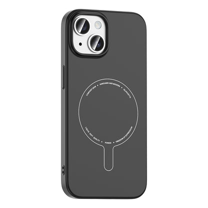 iPhone 15 Kılıf M-Safe Şarj Özellikli Kamera Korumalı Zore Elio Sert PC Kılıf