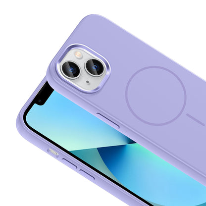 iPhone 15 Kılıf M-Safe Şarj Özellikli Metal Kamera Çerçeveli Zore Edi Silikon Kılıf