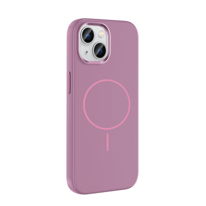iPhone 15 Kılıf M-Safe Şarj Özellikli Metal Kamera Çerçeveli Zore Edi Silikon Kılıf