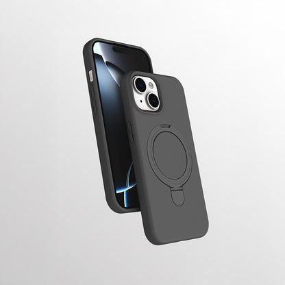 iPhone 15 Kılıf M-safe Şarj Özellikli Standlı Zore Samara Kılıf