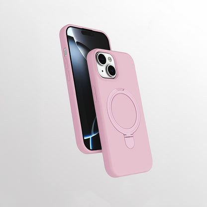 iPhone 15 Kılıf M-safe Şarj Özellikli Standlı Zore Samara Kılıf