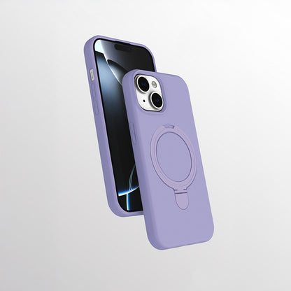 iPhone 15 Kılıf M-safe Şarj Özellikli Standlı Zore Samara Kılıf
