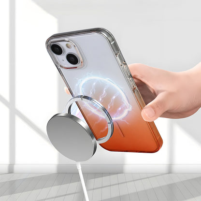iPhone 15 Kılıf M-Safe Şarj Özellikli Zore Septik Silikon Kılıf
