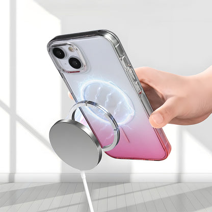 iPhone 15 Kılıf M-Safe Şarj Özellikli Zore Septik Silikon Kılıf